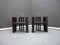 Brutalist Wooden Armchairs, 1980s, Set of 2 1