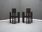 Brutalist Wooden Armchairs, 1980s, Set of 2 6