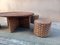 Rope Coffee Table and Stools, 1970s, Set of 5, Image 14