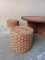 Rope Coffee Table and Stools, 1970s, Set of 5, Image 3