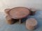 Rope Coffee Table and Stools, 1970s, Set of 5 7
