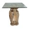 Side Table with Glazed Elephant Base 7