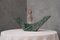 Indische Tischlampe aus grünem Marmor & Muranoglas, 2000er 2