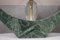 Lampada da tavolo in marmo verde e vetro di Murano, inizio XXI secolo, Immagine 4