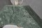 Lampada da tavolo in marmo verde e vetro di Murano, inizio XXI secolo, Immagine 8