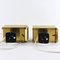 Cube Brass Wall Lamps by Björn Svensson, 1970s, Set of 2, Image 3