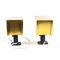 Cube Brass Wall Lamps by Björn Svensson, 1970s, Set of 2 9