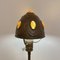 Lampe de Bureau Art Déco en Laiton et Verre, 1930 4