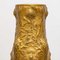 Balustervase aus Bronze im Jugendstil mit Barbedienne-Gusseisen 6