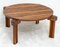 Oak & Leather Coffee Table by Jacques Adnet, 1950s, Image 1