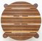 Oak & Leather Coffee Table by Jacques Adnet, 1950s, Image 6