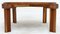 Oak & Leather Coffee Table by Jacques Adnet, 1950s 4