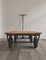 Industrial Belgian Coffee Table with Wheels, 1960s, Image 8