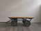 Industrial Belgian Coffee Table with Wheels, 1960s, Image 7