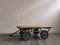 Industrial Belgian Coffee Table with Wheels, 1960s 3