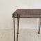 Brutalist French Side Table in Iron, 1960 8