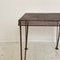 Table d'Appoint Brutaliste en Fer, France, 1960 8