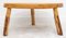 Oak Side Table & Stools by Jean Prouvé & Pierre Janneret, 1940s, Set of 3, Image 15