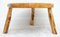 Tavolino e sgabelli in quercia di Jean Prouvé & Pierre Janneret, anni '40, set di 3, Immagine 16