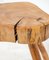 Oak Side Table & Stools by Jean Prouvé & Pierre Janneret, 1940s, Set of 3, Image 14