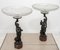 Patinated Bronze Centerpieces with Red Griotte de Campan Marble Bases, 19th Century, Set of 2 6