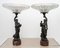 Patinated Bronze Centerpieces with Red Griotte de Campan Marble Bases, 19th Century, Set of 2 7