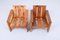Sillas infantiles de madera de pino al estilo de Gerrit Rietveld, años 80. Juego de 2, Imagen 10