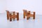 Sillas infantiles de madera de pino al estilo de Gerrit Rietveld, años 80. Juego de 2, Imagen 19