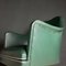 Mid-Century Swivel Green Office Chair attributed to Umberto Mascagni, Italy, 1950s 3