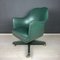 Silla de oficina giratoria Mid-Century verde atribuida a Umberto Mascagni, Italia, años 50, Imagen 7