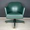 Mid-Century Swivel Green Office Chair attributed to Umberto Mascagni, Italy, 1950s 1