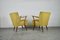Cocktail Armchairs in Yellow, 1950s, Set of 2 2