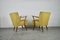 Fauteuils Cocktail Jaunes, 1950s, Set de 2 2