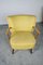Cocktail Armchairs in Yellow, 1950s, Set of 2 4
