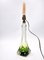 Clear & Green Table Lamp from Val Saint Lambert, Image 1