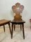 Brutalist Rustic Tiroler Carved Oak Dining Chairs, 1950s, Set of 2 4