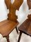 Brutalist Rustic Tiroler Carved Oak Dining Chairs, 1950s, Set of 2 5