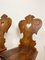 Brutalist Rustic Tiroler Carved Oak Dining Chairs, 1950s, Set of 2 9