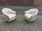 Fauteuils & Banc 2 Places Art Déco en Bois Relaqué et Doré, 1930s, Set de 3 5