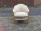 Art Deco Armchairs & 2-Seat Bench in Gilt & Wood Relacquered, 1930s, Set of 3 4