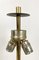 Large Brass Swing Arm Table Lamp, Germany, 1970s, Image 17