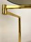 Large Brass Swing Arm Table Lamp, Germany, 1970s 6