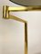 Large Brass Swing Arm Table Lamp, Germany, 1970s, Image 6