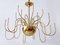 Brass Mesa 18 Chandelier by Florian Schulz, Germany, 1990s 8