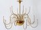 Brass Mesa 18 Chandelier by Florian Schulz, Germany, 1990s, Image 1