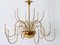 Lámpara de araña Mesa 18 de latón de Florian Schulz, Alemania, años 90, Imagen 1