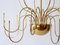 Brass Mesa 18 Chandelier by Florian Schulz, Germany, 1990s, Image 10