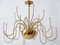 Brass Mesa 18 Chandelier by Florian Schulz, Germany, 1990s, Image 7