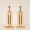 Vintage Marble Table Lamps in Travertine by Alberto Giacometti, 1970s, Set of 2 7