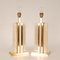 Vintage Marble Table Lamps in Travertine by Alberto Giacometti, 1970s, Set of 2 6